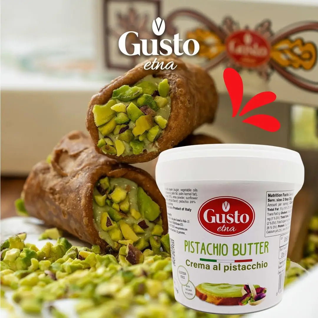 Gusto Etna Pistachio Butter Cream – 28% Premium Pistachio (6.6 lb)