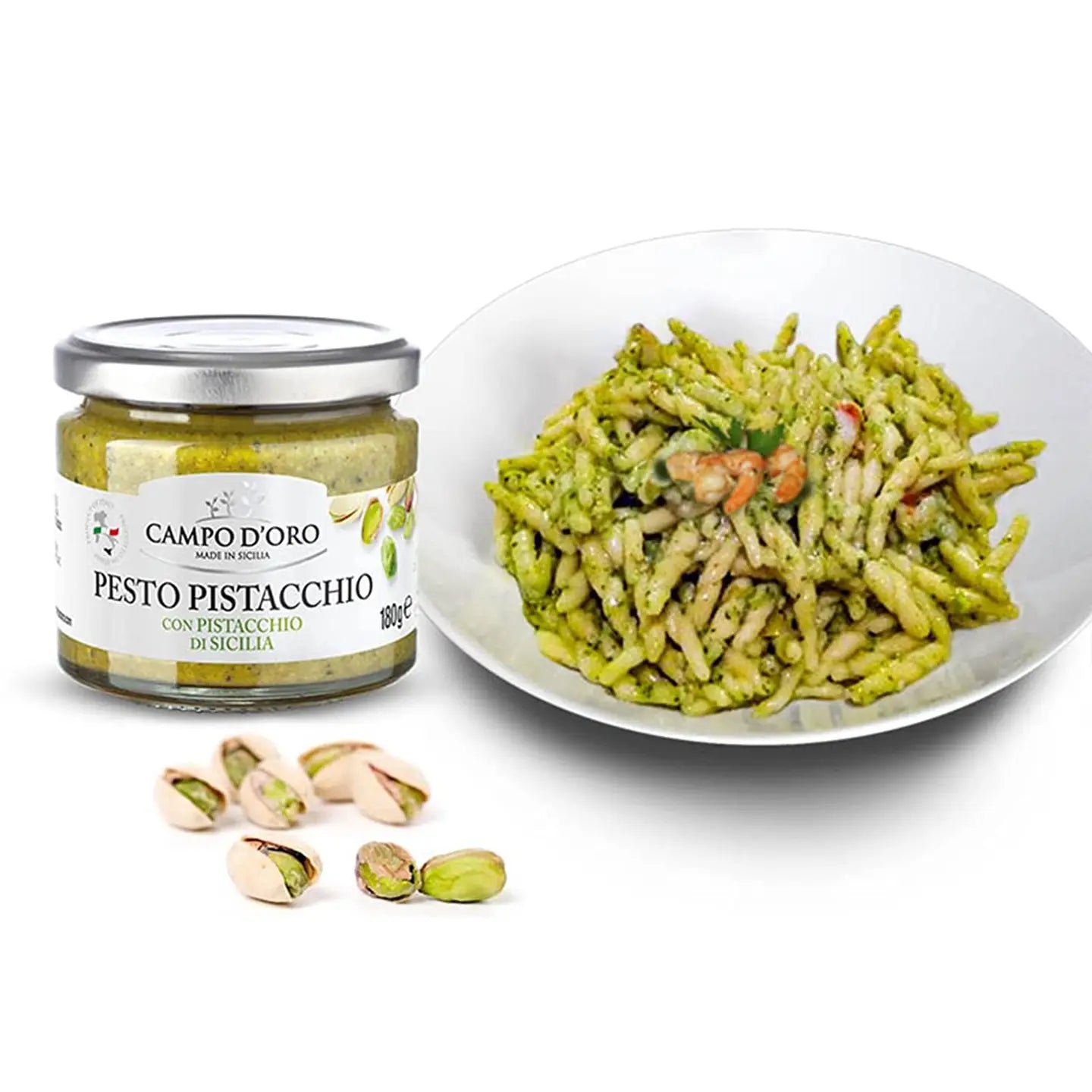 Campo D'oro Italian Pistachio Pesto, 6.35 oz