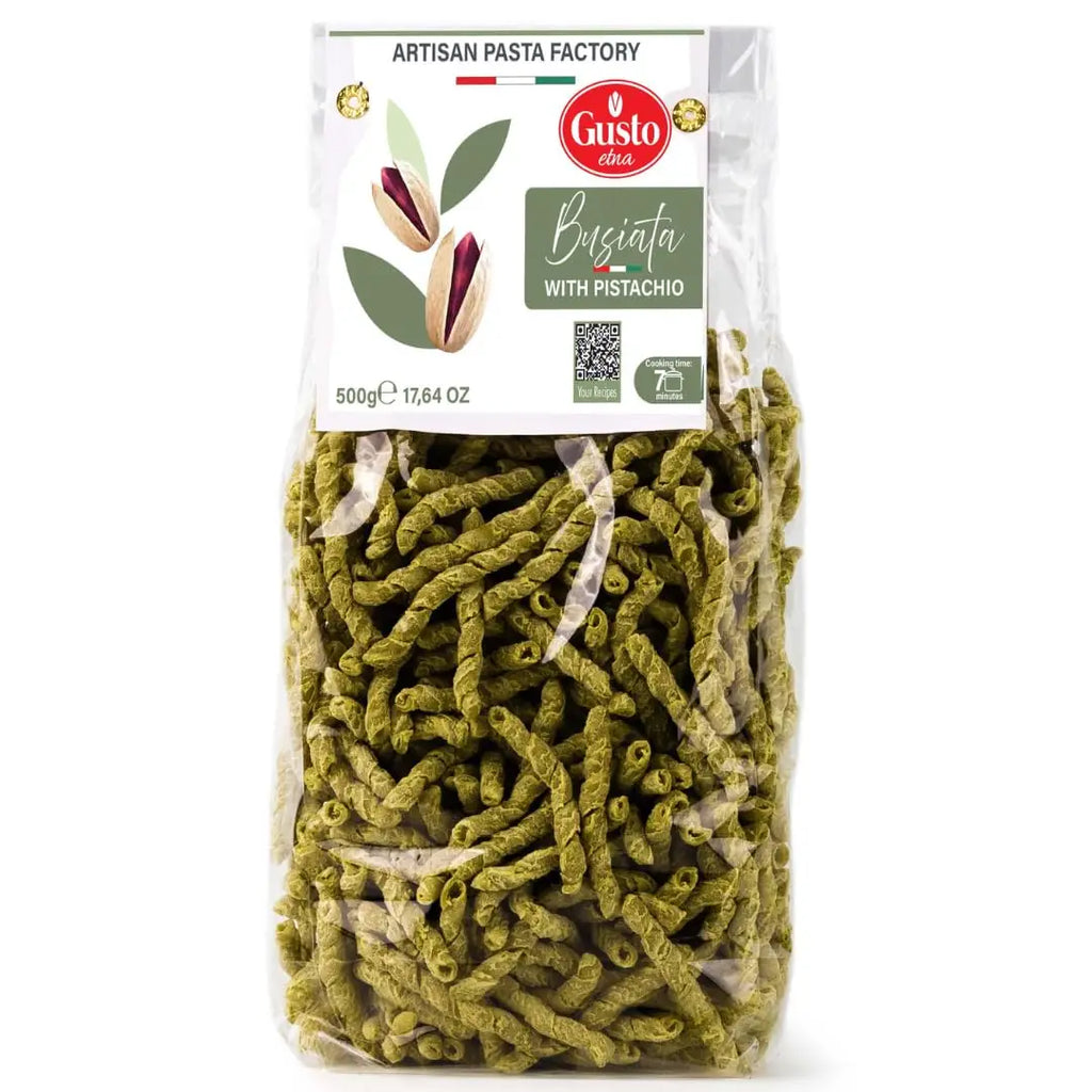 Packaged pistachio pasta Di Gusto  
