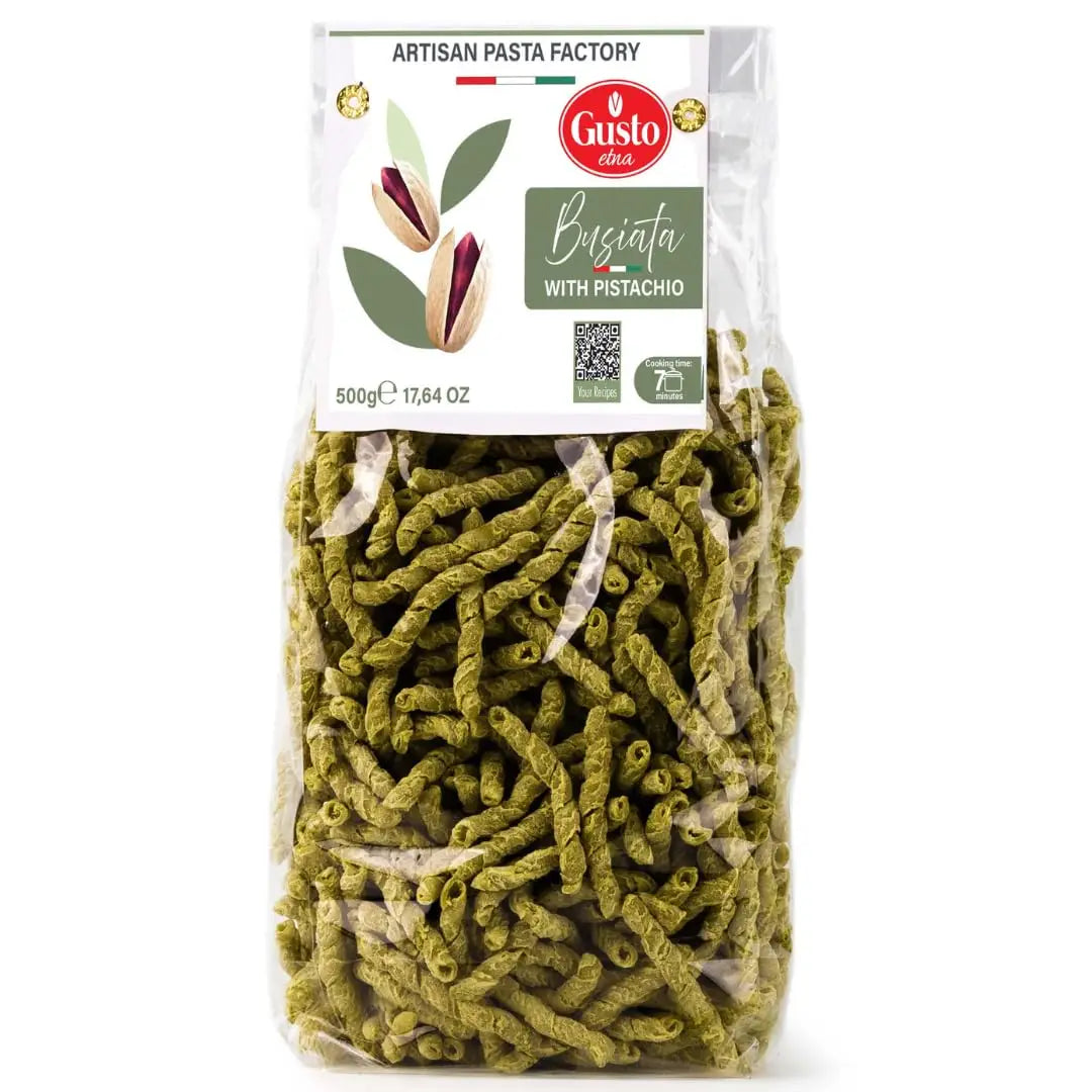 Packaged pistachio pasta Di Gusto  