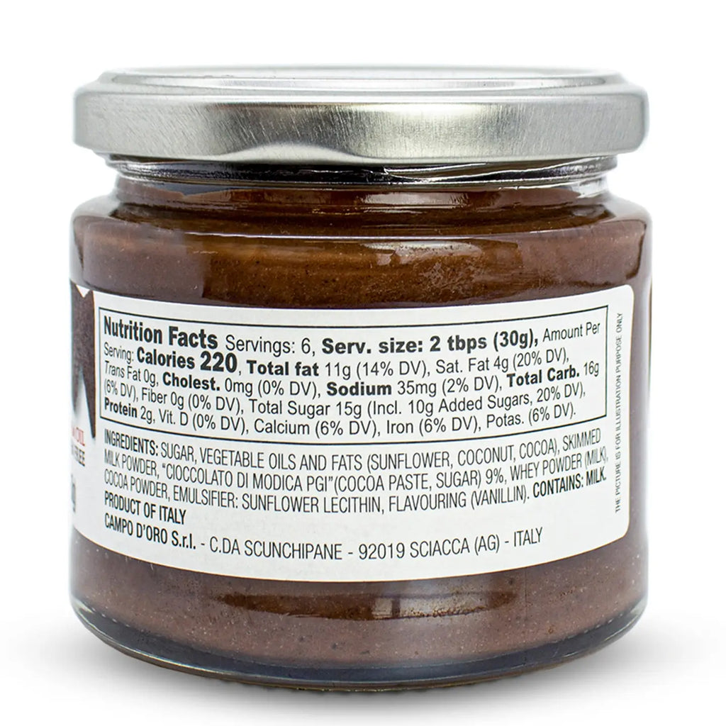 Campo D'oro Imported Chocolate Spread