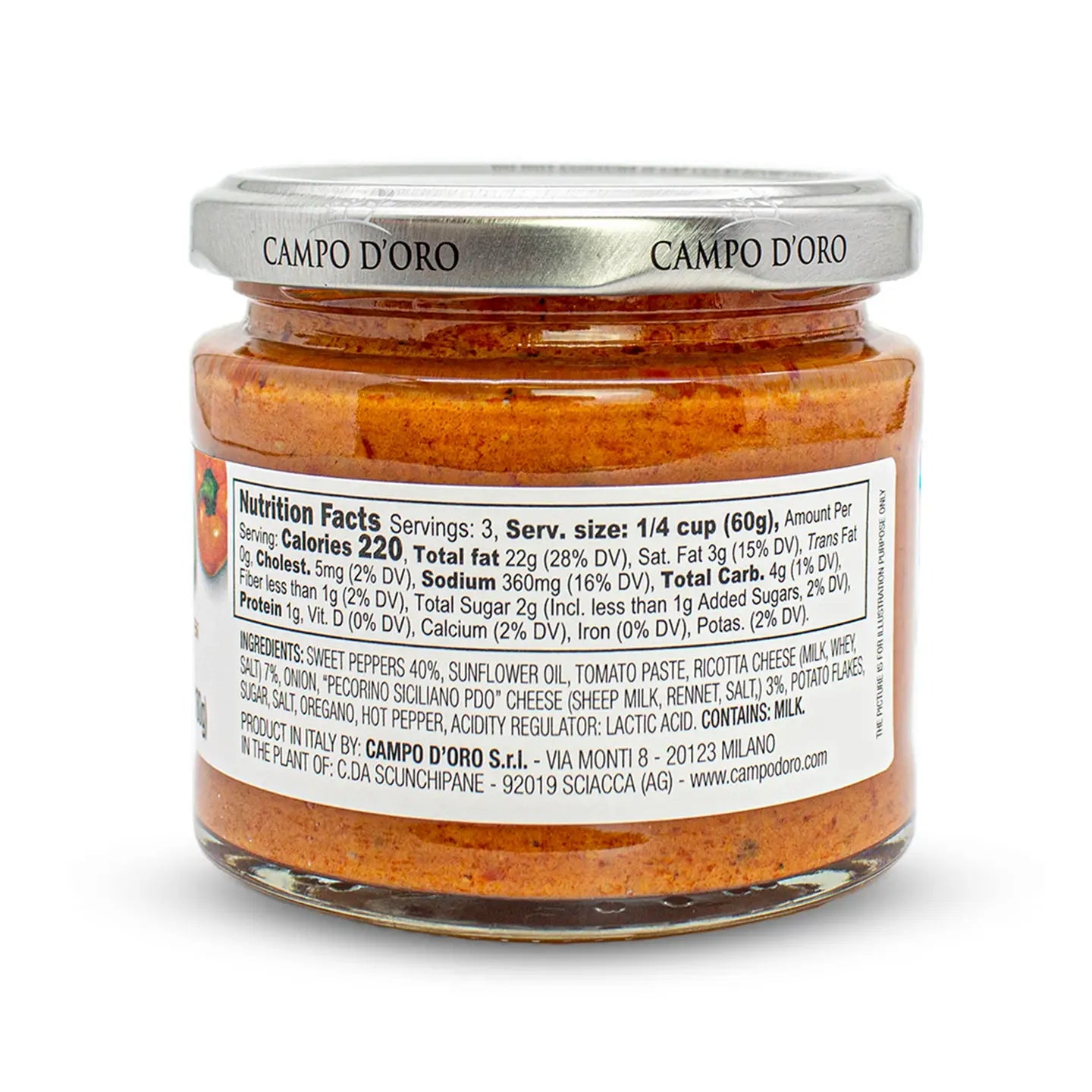 Campo Doro Italian pesto with pepper