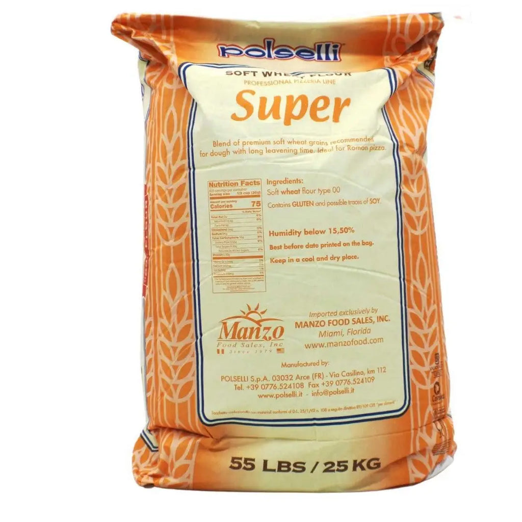 Polselli: 00 Pizza Flour (Super) 11 lb & 55 lb | Imported from Italy